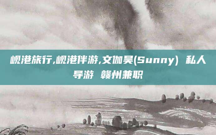 丽江岘港旅行,岘港伴游,文伽昊(Sunny) 私人导游 赣州兼职